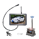 Magnetic Solar Wireless Backup Car Camera System with Monitor Kits for SUV