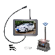 Magnetic Solar Wireless Backup Car Camera System with Monitor Kits for SUV