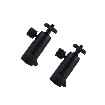 Custom Light Stand Mount 1/4"-20 Screw & 5/8" Male Adapter Camera Part