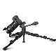 Qzsd-Q166s High Quality Professional Aluminum Lightweight DSLR Digital Video Camera Monopod with Base Mini Tripod