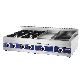 Sample Customization 4 Burners Gas Range Gas Griddle Gas Grill with Multifunction (HGR-64GL)