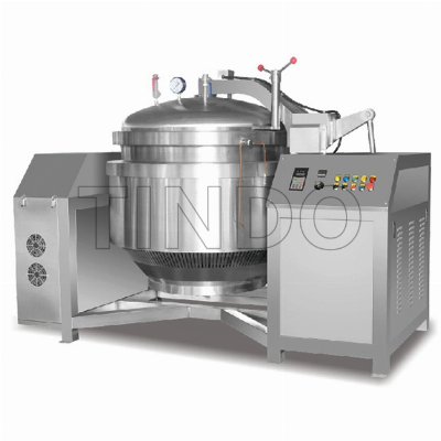 Industrial Large Steam Gas Heated Pressure Cooker Boiled Red Bean/Soybean/Soup/Bone