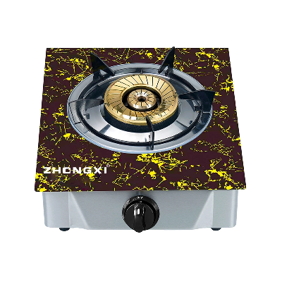 High Quality Gas Cooker Portable Table Top Tempered Glass 1 Burner Cooktop