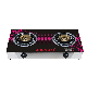 Competitive Price 2 Burner High Quality Tempered Glass Gas Stove Cooktop