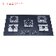 Home Appliance Cookware 5 Burner Tempered Glass Built-in Gas Hob