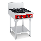 Commercial 4 Gas Open Burner, Gas Stove Burner, Gas Stove Cooker