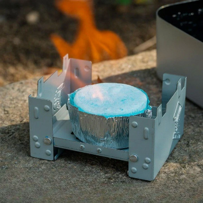 New Design Galvanized Plate Portable Foldable Outdoor Picnic Camping Alcohol Stove