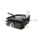 Flat Top Gas Stove Outdoor Camping BBQ Grill Griddle Combo