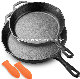 New Design Pre-Seasoned Cheap Custom Round Cookware Frying Pan Cast Iron Skillet