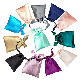 Wholesale Custom Made Drawstring Satin Bag Pouch with Logo Printed