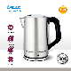  1.7L 2200W OEM Brush 304 Stainless Steel Water Boiling Cordless Electric Kettle