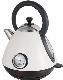  Stainless Steel Cordless Pyramid Electric Kettle with Thermometer Sb-3019nt