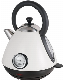 Stainless Steel Cordless Pyramid Electric Kettle with Thermometer Sb-3019nt