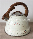 Kitchen Appliancetea Kettle 3.0L Stainless Steel Whistling Tea Pot in White Power Coating with Colorful Dots manufacturer