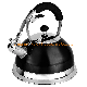 Simple Household Stainless Steel Whistling Kettle Tea Kettle with Black Hesitant Painting manufacturer