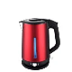 2.0L High Quality Red Color Ss Outer Body Double Power Base with Water Window Electric Kettle