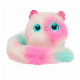 Pink Electric Fluffy Cat Plush Stuffed Toy for Children Plush Toy Doll