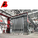  Bus Painting Bake Room Oven Paint Booth with Drive Through Doors with Gas Heating System