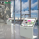  43-Inch Interactive Shopping Mall Map Guidance Touch LCD Kiosk with Ai Camera NFC Qr Module Customization