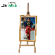  55-Inch Free Stand Vertical Display LCD Digital Signage Screen Advertising Player Ad Player with Customize Wooden Frame Material
