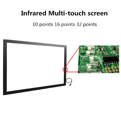 Custom OEM 32" 42" 55" 50" 60" 65" 108" 6 Meters Long Large Size Interactive Touch Screen Infrared Touch Frame