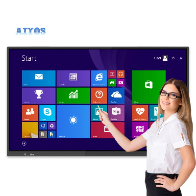 65" New Product Smart Interactive Flat Panel 4K LED Touch Screen Monitor Education Conference Equipment for School/Office