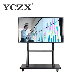  60 Inch Smart Touch Screen Frame for Whiteboard with Mobile Stand for Teacher Classroom Use
