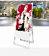  32′′ Inch Shopping Mall Portable Folding Floor Standing Advertising Media Player LCD Display WiFi Network HD Digital Signage Touch Screen Kiosk