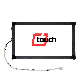 18.5"Saw Touch Screen with Metal Bezel 6mm Glass Touch Panel