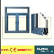 Aluminum Injection Casement Windows Series50 with Hollow Glass for Building Material