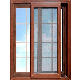 Modern Beautiful Appearance Horizontal Insulated Aluminum Sliding Window