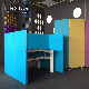 Euroyal Decorative Polyester Fiber Acoustic Board Pet Felt Desk Screen with High Quality