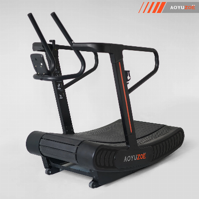 Fitness Equipment Commercial Curved Mechanical Unpowered Luxury Gym Equipment Treadmill for Sale