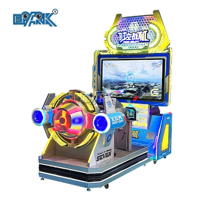 Amusement Park Coin Operated Dynatic Flight Game Machine Time Pilot Flight Simulotor