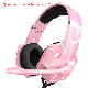 Free Shipping Stereo Headphone G9000 Max PS4 Gamer Headset Gaming Vr Headsets Pink Computer Headphones with Mic for PS5 PC xBox