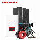 Htonetech Monocrystalline Solar Panel 250W Manufacturers Wind Turbine Micro Inverter China 6.5 Kw Solar Power System with Marine Diesel Generator Water Cooled