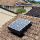 40 Watt 2040 Cfm Black Solar Powered Attic Fan for Roof Air Ventilation Without Electric Power