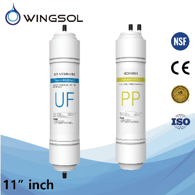 8"9"10"11" Inch Korea Water Filter, U Type & I Type, 2/8" or 3/8" Water in/out Quick Connect,Water Pressure 32 Bars, PP/PC/GAC/CTO/UF/RO/Resin, OEM Factory 2023