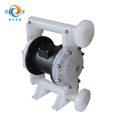 Hy15/20-PP 1/2" Pneumatic PTFE Diaphragm Pump for Strong Acide and Alkali Pneumatic Double Diaphragm Air Operated Reciprocating