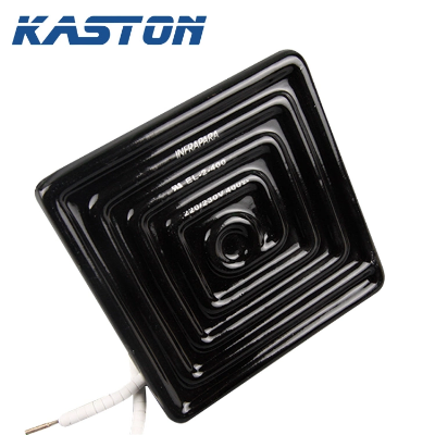220V 500W 120*120mm Industrial Sauna Far Electric ceramic Plate Infrared Heating Element