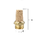  Bsl-04 Thread 20.1mm 1/2 Cylinder Solenoid Valve Silencer