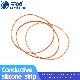 Silicone Gasket Customizable Shape Elastic Strip Nickel-Carbon Conduction