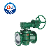  Factory Price Fluorine Lined Flange Connection Manual Plug Valve