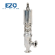  Stainless Steel Sanitary Grade DIN Clamped Steam Safety Valve for Dairy Industrial
