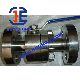  API/DIN/JIS 304 900lb Stainless Steel High Pressure Weld Thead Flange Forged Ball Valve