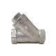 Stainless Steel 800wog Threaded Y Strainer Filter SS304/SS316 Y Type Check Valve