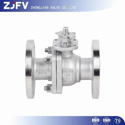 API 6D 2205 Stainless Steel Full Port Floating 2PC Flange Ball Valve