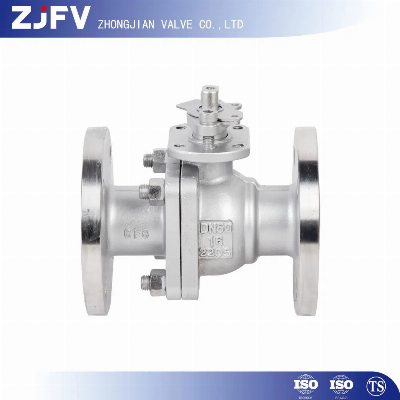 API 6D 2205 Stainless Steel Full Port Floating 2PC Flange Ball Valve
