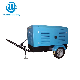 China Manufacturer of Similar Atlas Copco Industrial Heavy Duty Mobile Portable Diesel Engine Direct Driven Rotary Screw Type Air Compressors for Construction