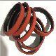 Red Rubber Coated Timing Belt Conveyor Belt Equipment 240L for Packing Machine, Feeders, Sorters and Vffs Packing Machines Coated Timing Belts